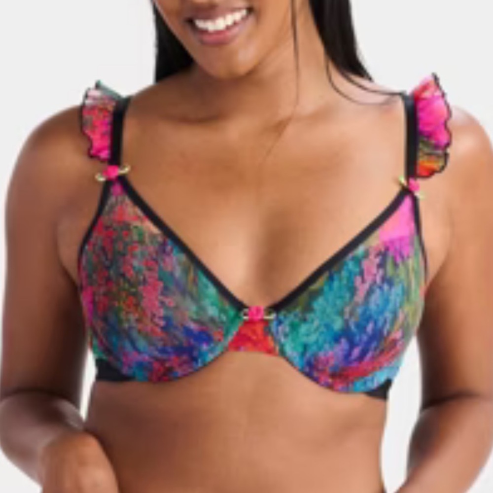 Parade Silky Mesh Flutter Strap T-shirt Bra